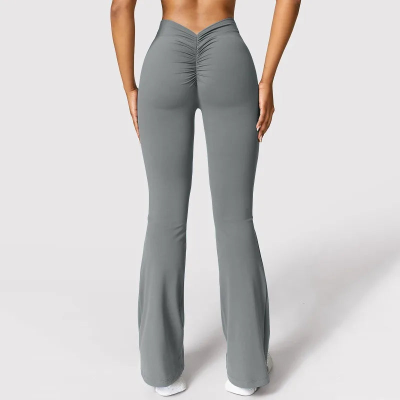 High Waist V-back Leggings Push Up Butt