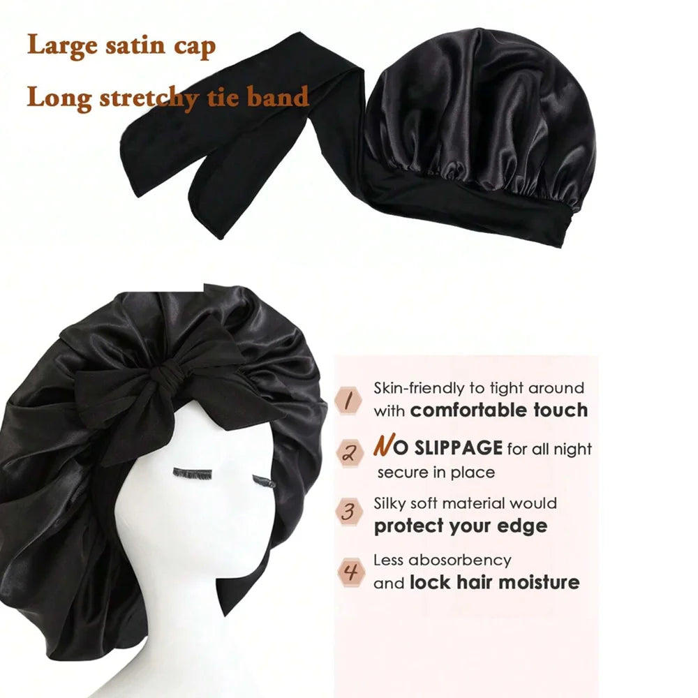 SilkyDream™ Satin Sleep Bonnet