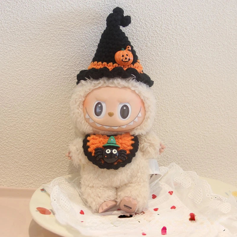 Labubu Crochet Halloween Outfit Set