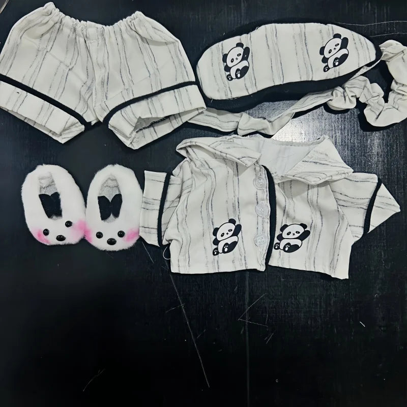 Labubu Panda Pajamas Set