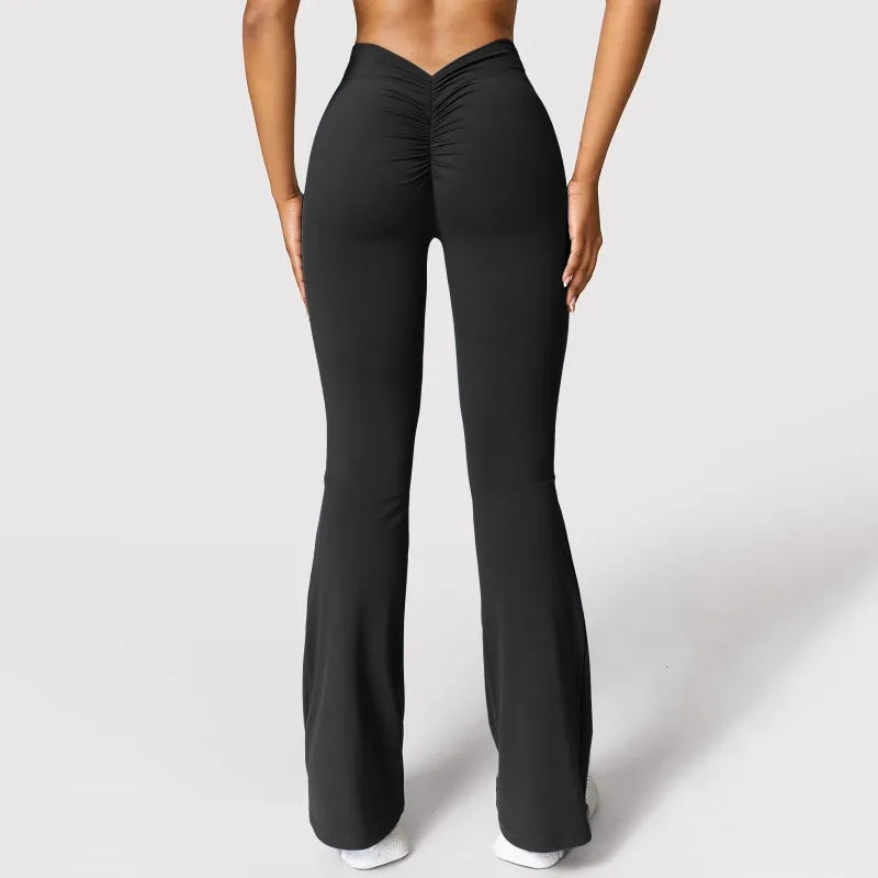 High Waist V-back Leggings Push Up Butt