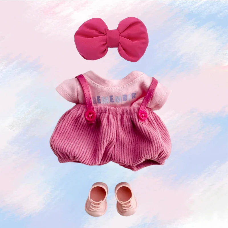 Labubu Lychee Berry Baby Clothes With Bow Tie And Suspenders