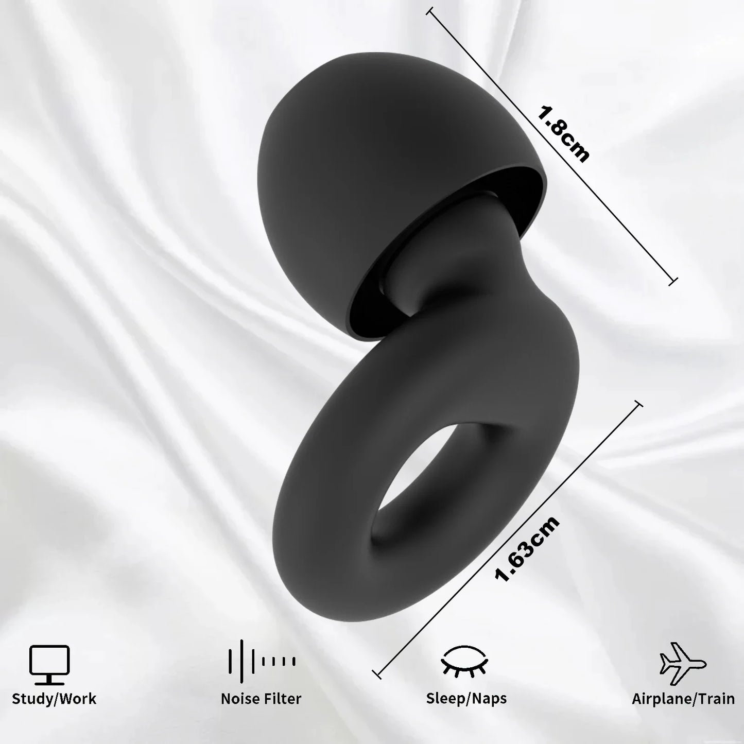 DreamPlug™ Silicone Noise-Blocking Earplugs (Swim + Sleep)