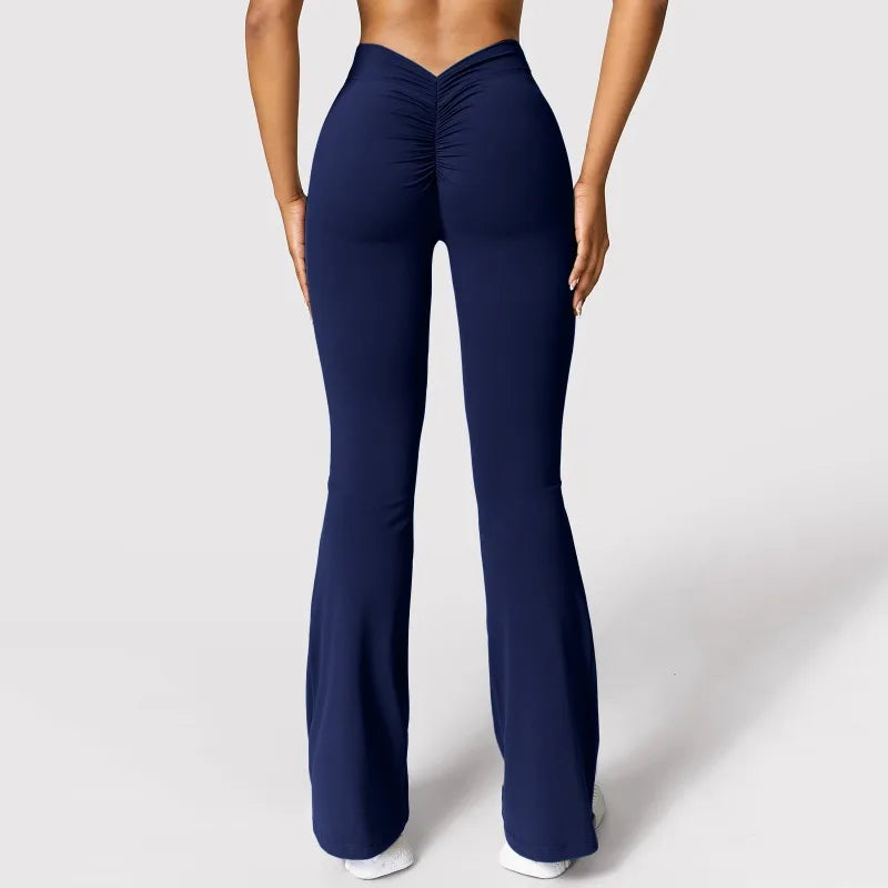 High Waist V-back Leggings Push Up Butt