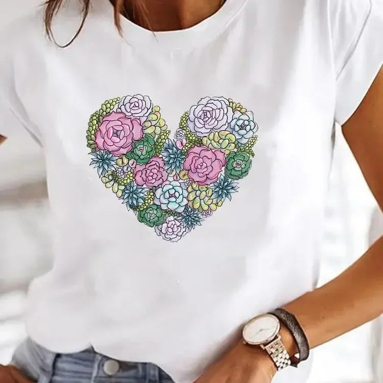 Love Heart T Shirt