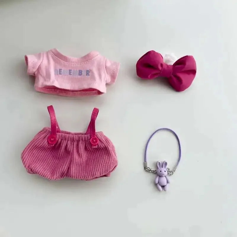Labubu Lychee Berry Baby Clothes With Bow Tie And Suspenders