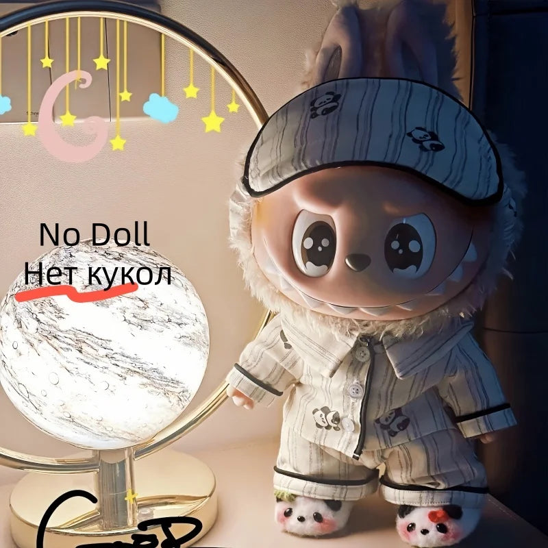 Labubu Panda Pajamas Set