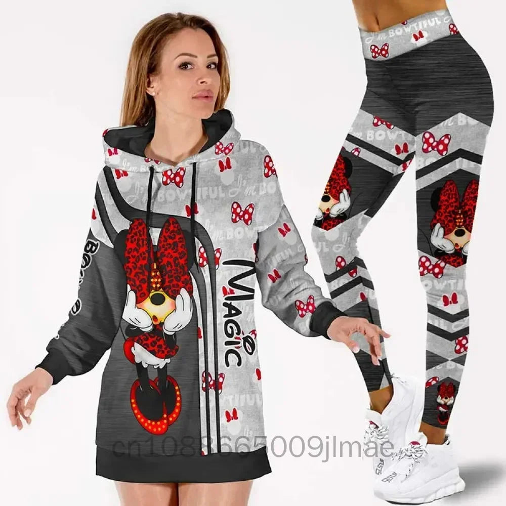 Minnie Mouse Hoodies and Leggings Sets