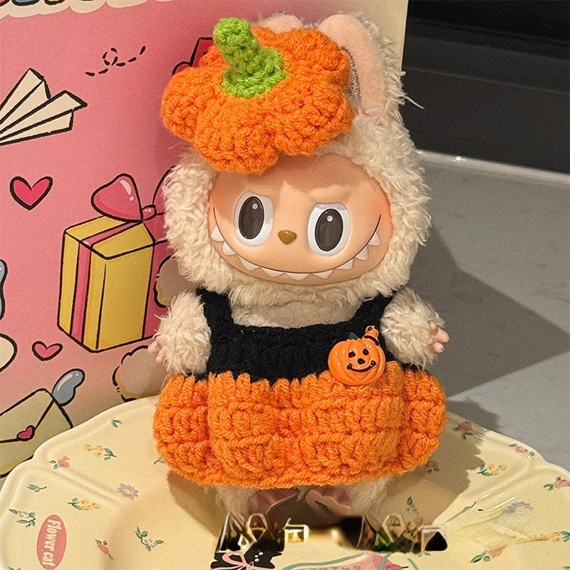 Labubu Crochet Halloween Outfit Set