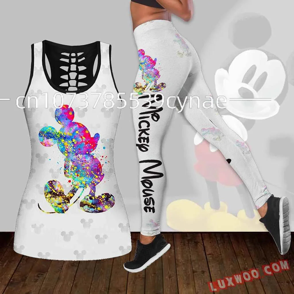 Mickey Mouse Tank Top & Leggings Set