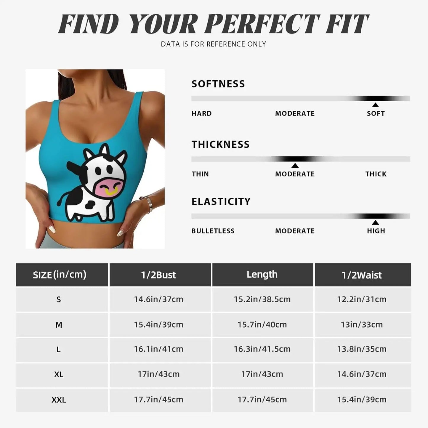 Cute Cow Print Tank Top