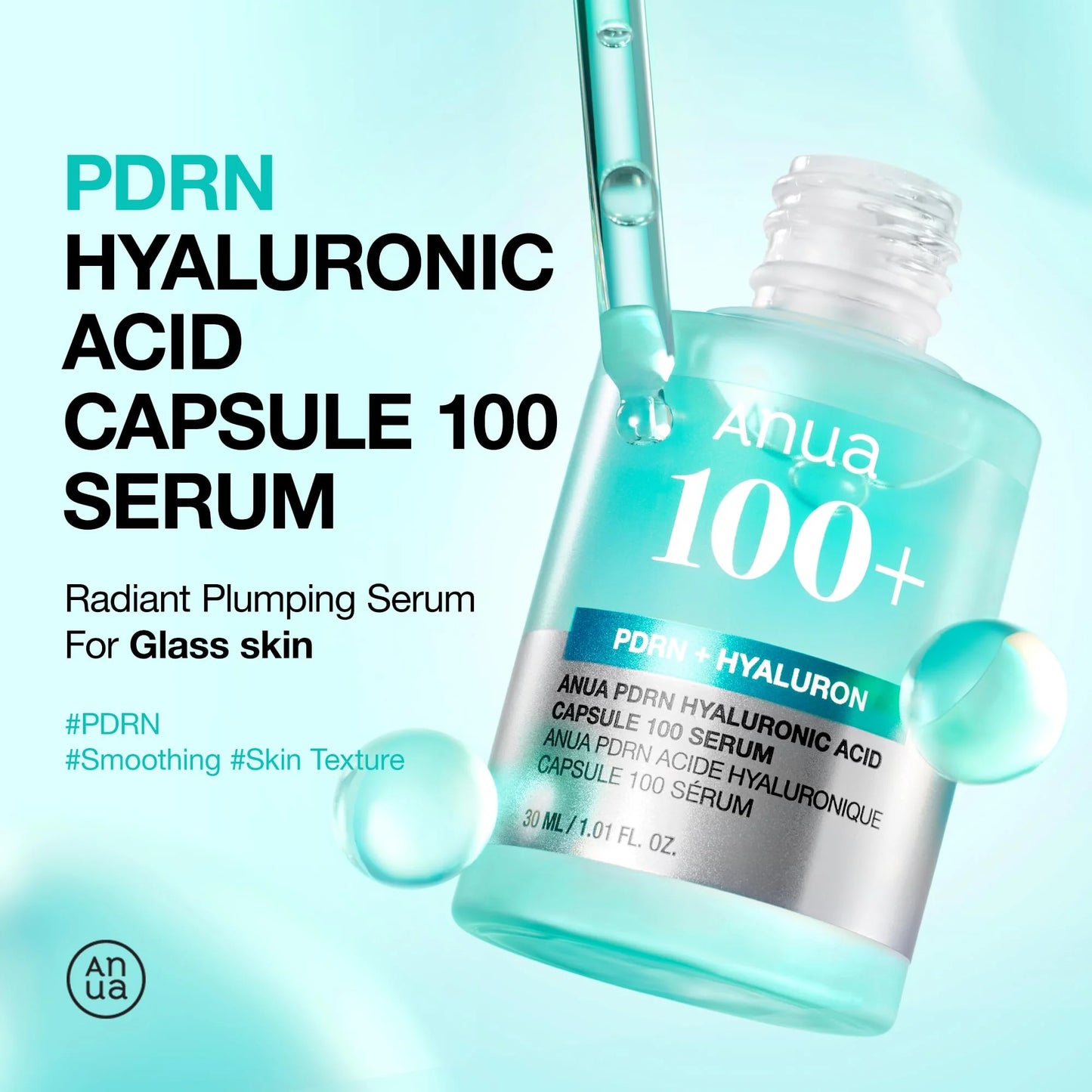 Anua PDRN 100+ Hyaluronic Acid Serum Capsules
