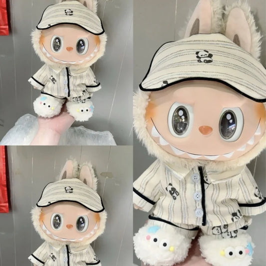 Labubu Panda Pajamas Set