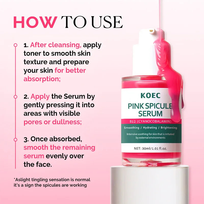 Pink Spicule Pore Tightening Anti-Aging Serum
