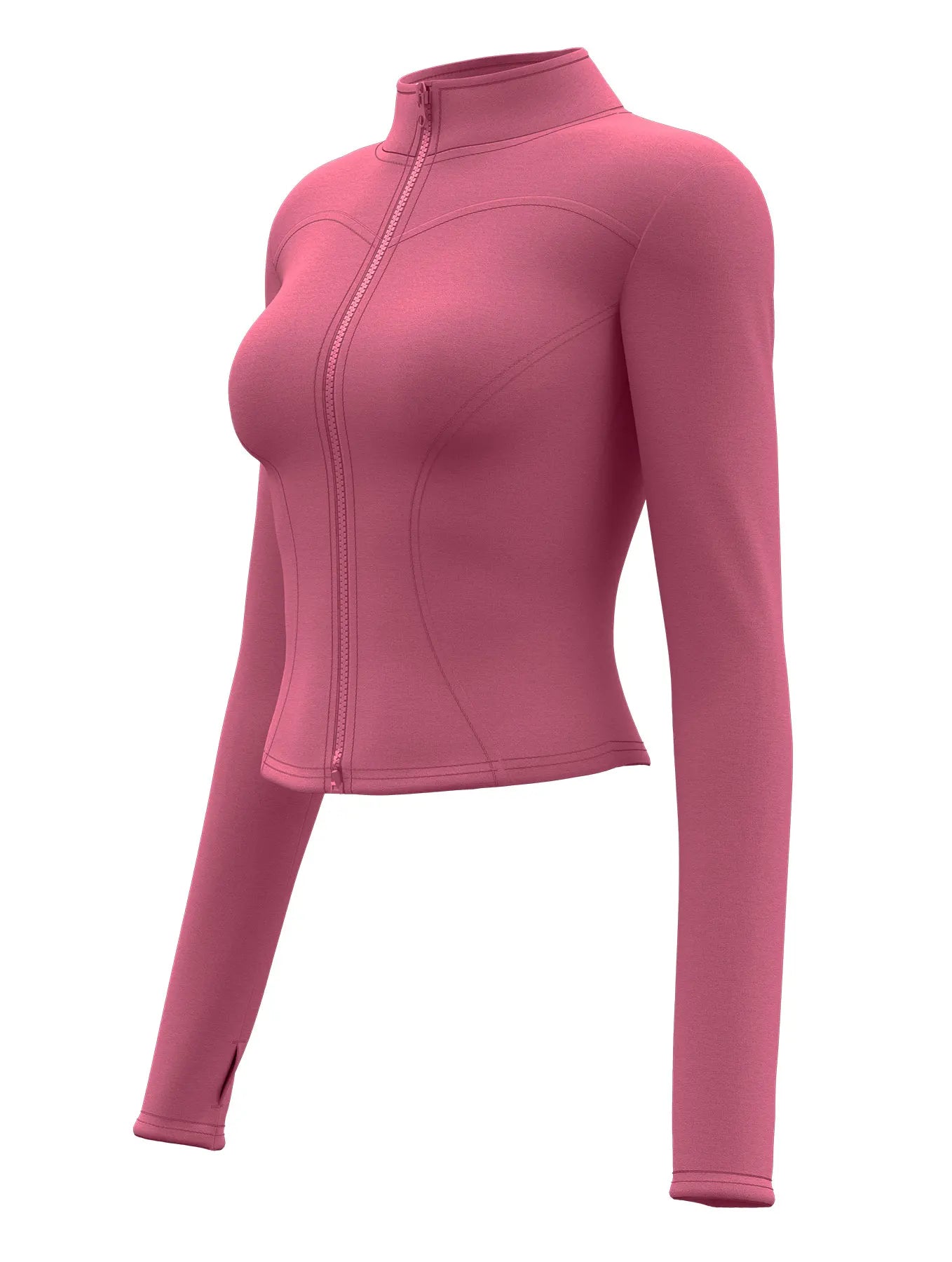 Slimming Training Tops Full Zipper