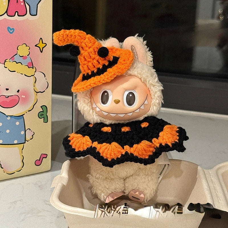 Labubu Crochet Halloween Outfit Set