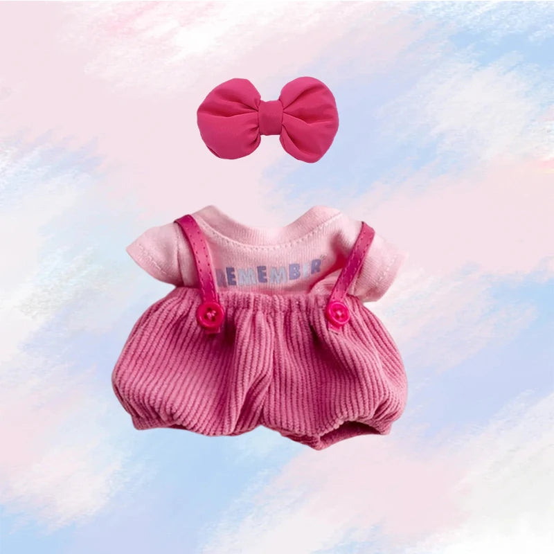 Labubu Lychee Berry Baby Clothes With Bow Tie And Suspenders