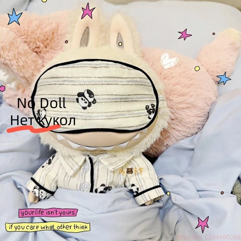 Labubu Panda Pajamas Set