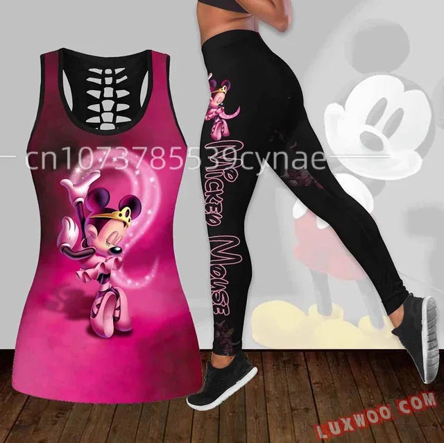 Mickey Mouse Tank Top & Leggings Set