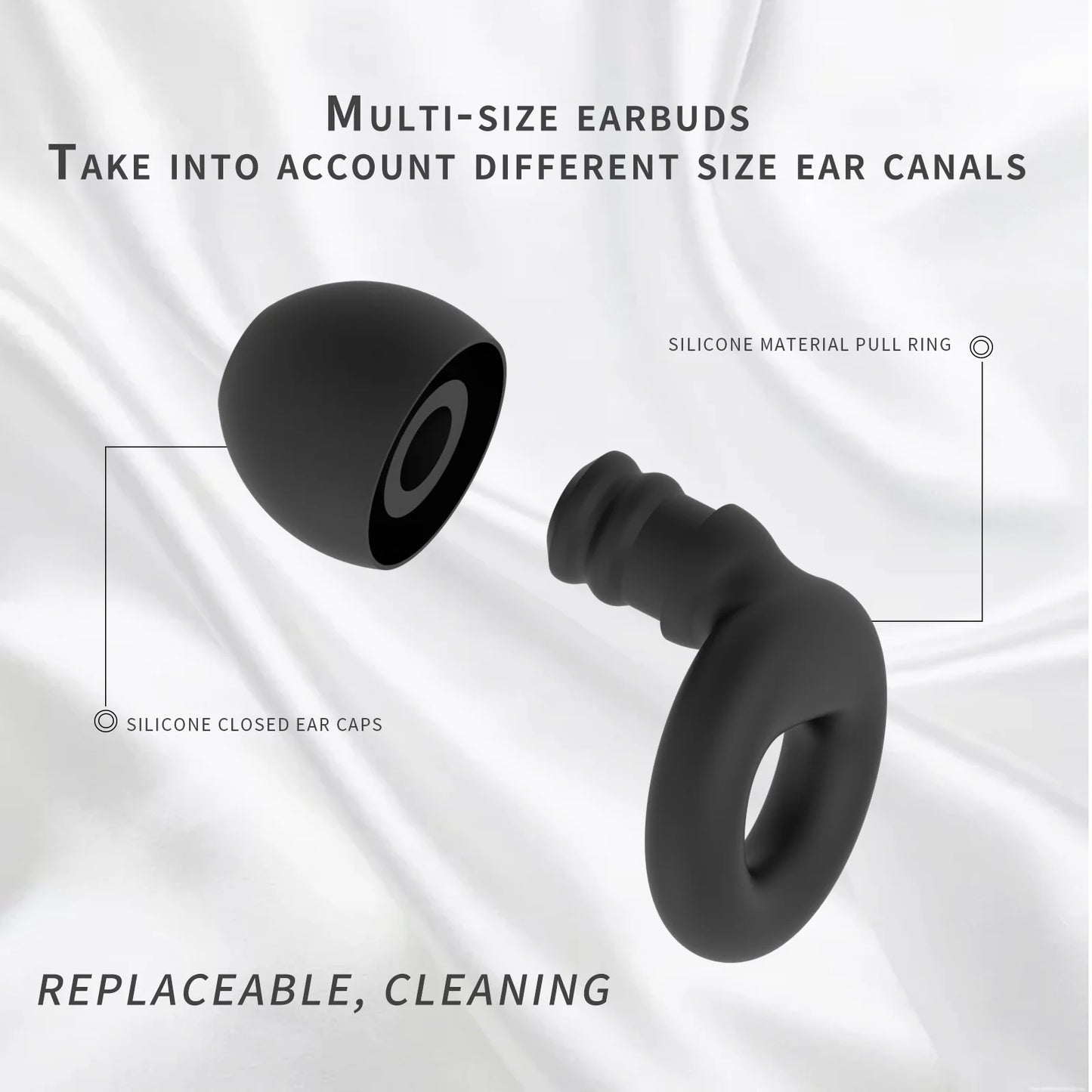 DreamPlug™ Silicone Noise-Blocking Earplugs (Swim + Sleep)