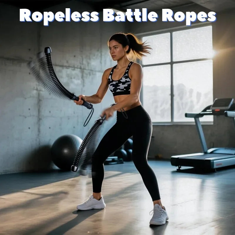 2pcs Cordless Battle Rope Power Training