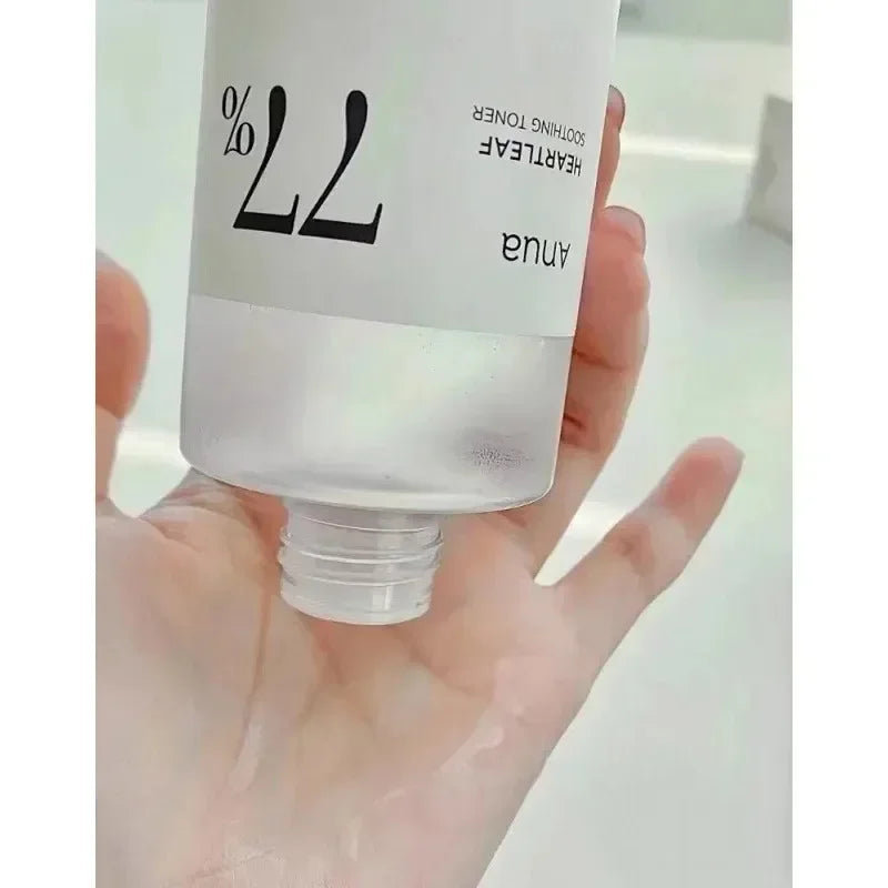 Korean Anua Skin Care Set Heartleaf  77% Toner Deep Cleansing Oil Removal