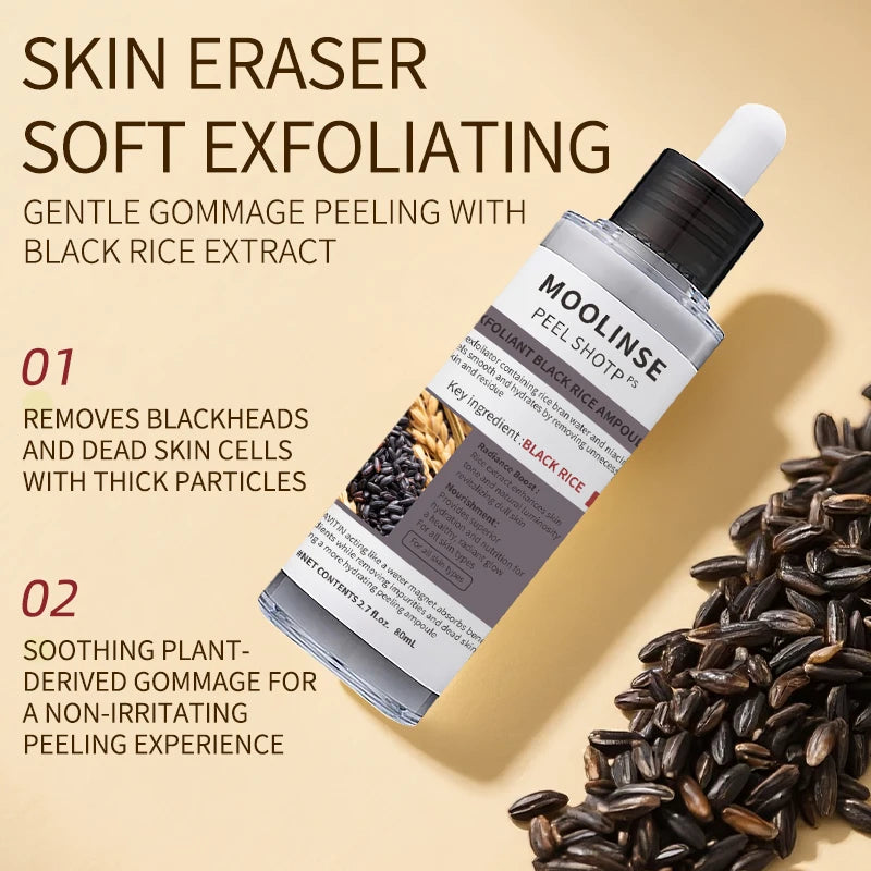 Korean White And Black Rice Exfoliating Serum