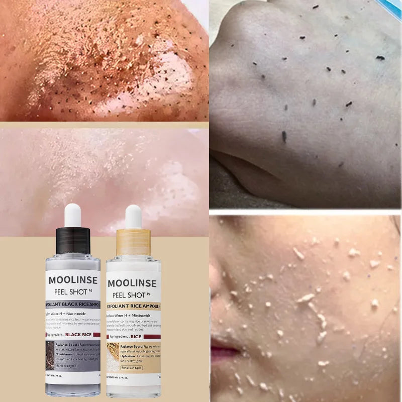 Korean White And Black Rice Exfoliating Serum