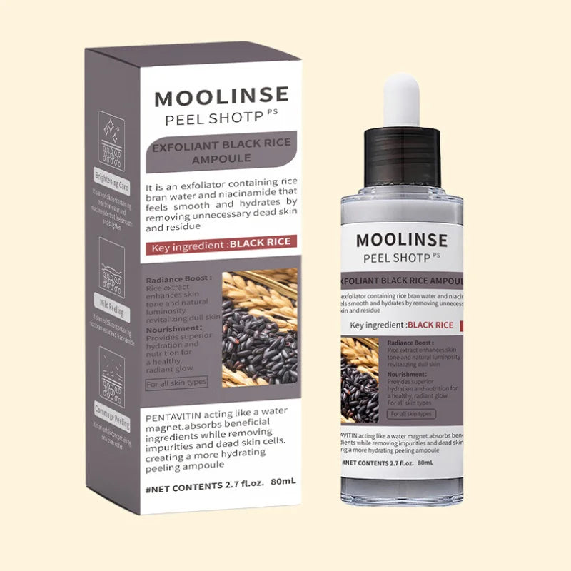 Korean White And Black Rice Exfoliating Serum