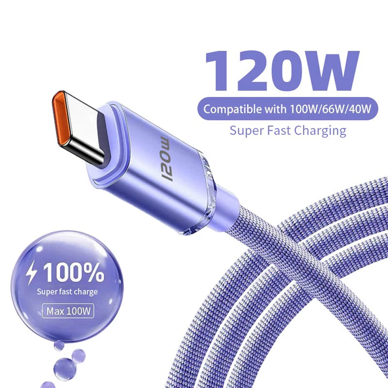 PowerFlow™ 120W Fast USB-C Cable
