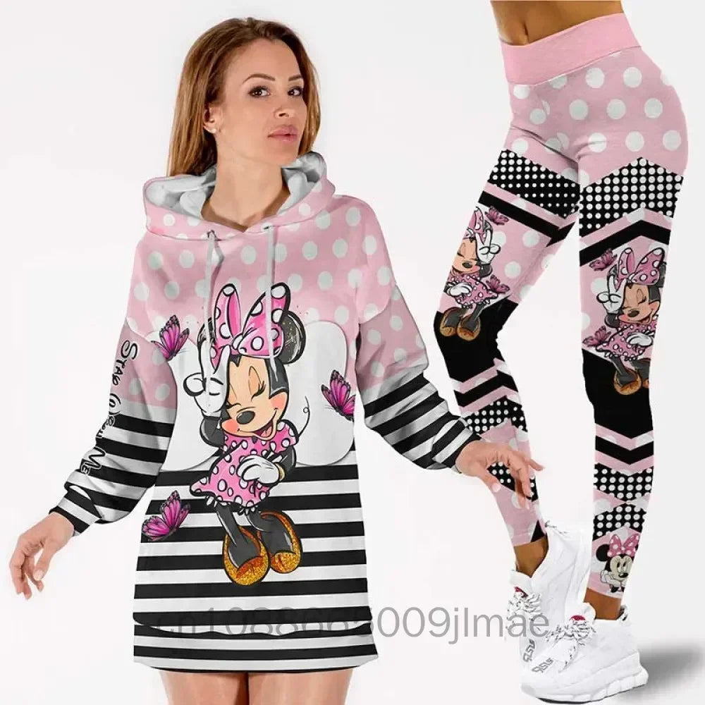 Minnie Mouse Hoodies and Leggings Sets