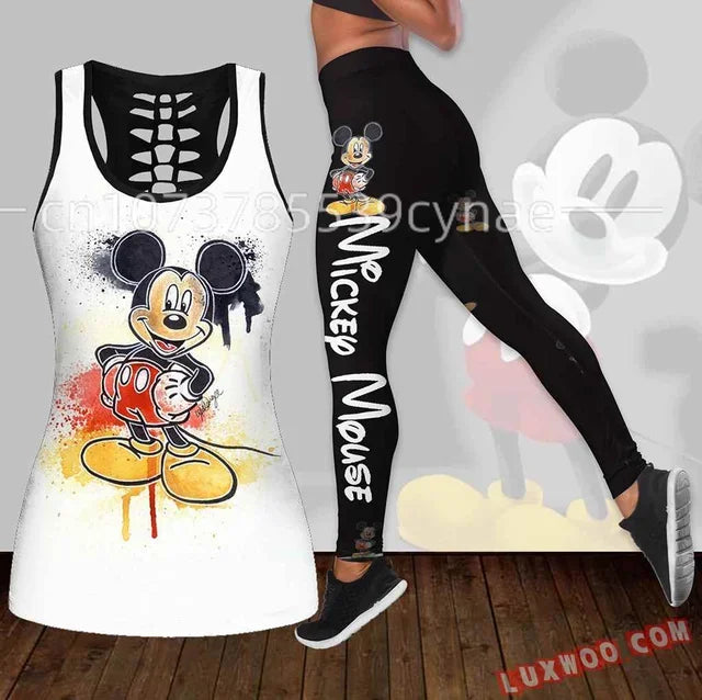 Mickey Mouse Tank Top & Leggings Set