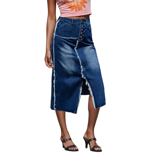 Women s Denim Midi Skirts