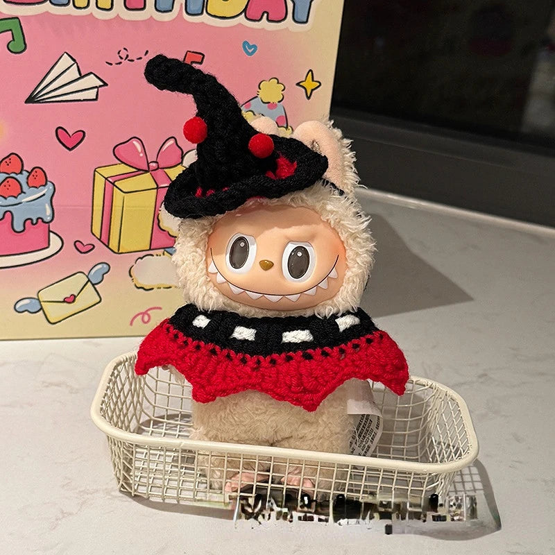 Labubu Crochet Halloween Outfit Set