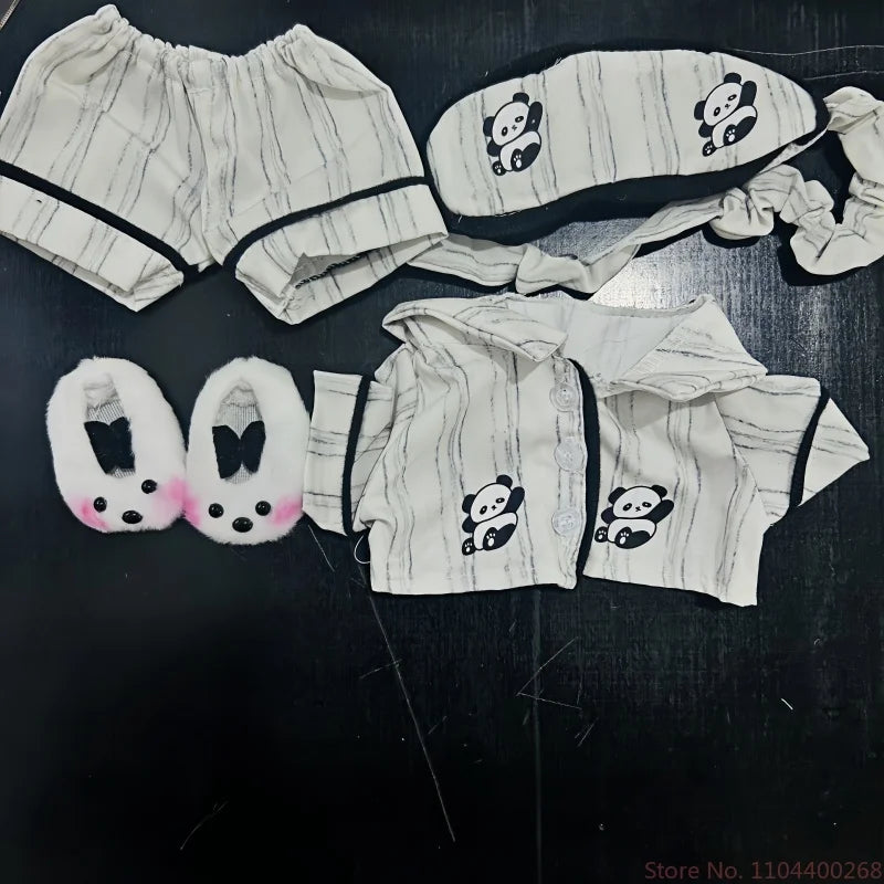 Labubu Panda Pajamas Set