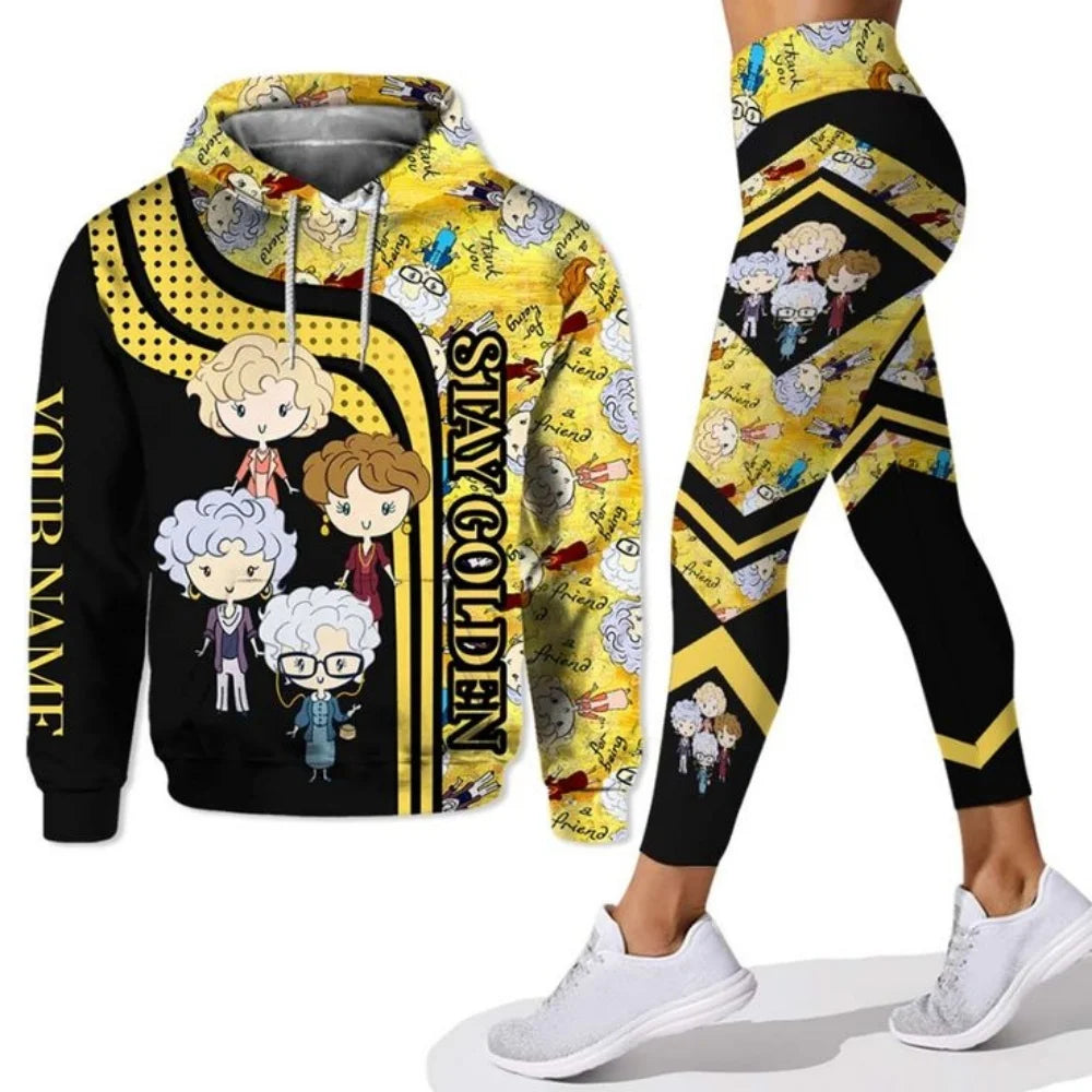 Disney Hoodies & Leggings Sets