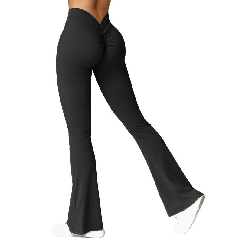 High Waist V-back Leggings Push Up Butt
