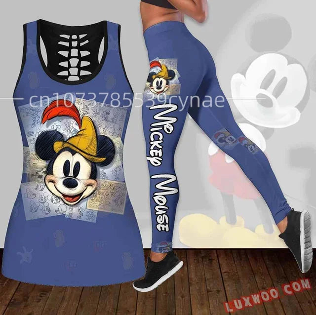 Mickey Mouse Tank Top & Leggings Set