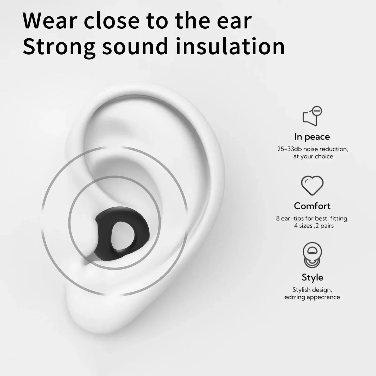 ConcertGlow™ High Fidelity Earplugs for Music & Focus